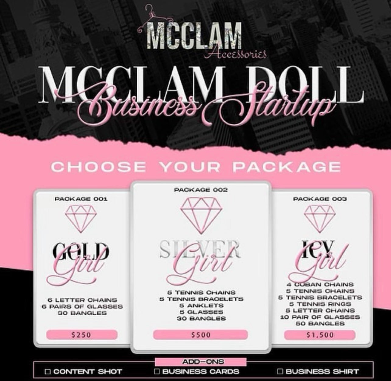 SLIVER GIRL PACKAGES