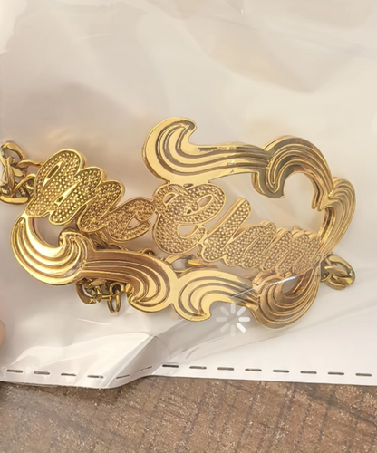 Custom Chain Name Bracelet Gold Personalized Jewelry Gift